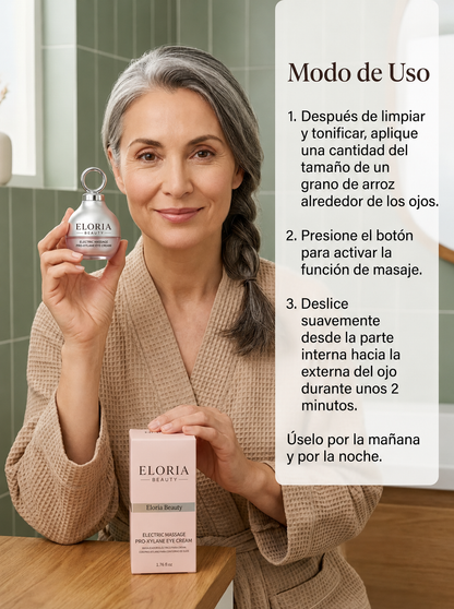Crema Contorno de Ojos con Masaje Electrico