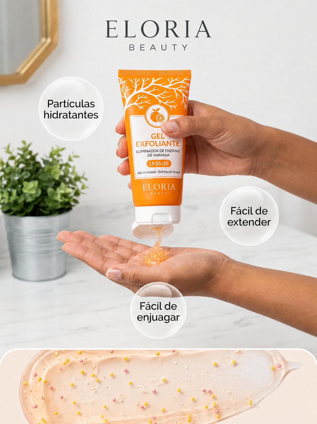 Gel Exfoliante con Enzimas Citricas