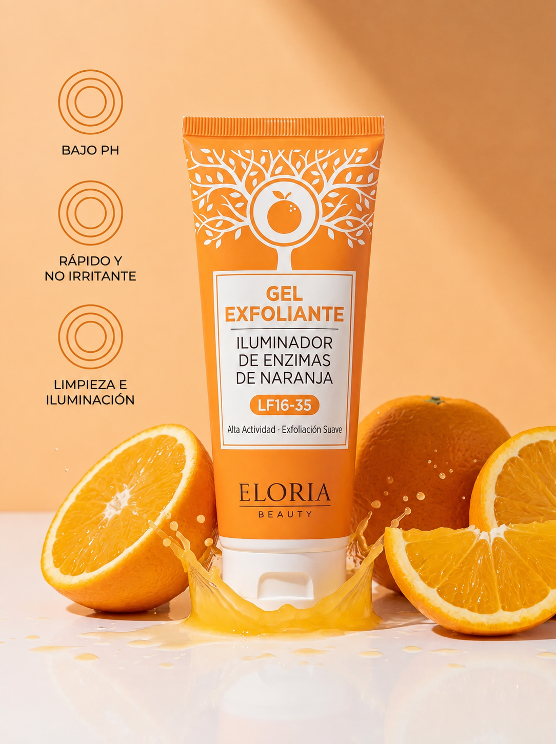 Gel Exfoliante con Enzimas Citricas